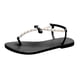 thumbnail image 2 of Zapatos casuales de moda de verano para la playa para mujer, pantuflas de tacón plano con lazo de cuentas de perlas, sandalias de Color sólido, chanclas Wmkox8yii  shjk7874, 2 of 8