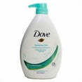 thumbnail image 2 of Dove Body Wash Deeply Nourishing W/Pump Sensitive Skin Hand Wash Liquid Soap 1L-4 Pack, 2 of 3