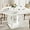 White Marble, variant on IBF Round Marble Dining Table,Dinner Tables for Kitchen 4-6,47 Inch Modern Pedestal Dining Room Table for Kitchen,Office,Living Room,White Marble