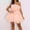 Pink, variant on Women Summer Tulle Dress Sleeveless Short Dress Solid Mesh Princess Steapless Party Club Dress