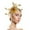 Gold#003, variant on Hemlock Christmas Headbands for Women, Hats for Women Fascinators Womens Flower Hat for Tea Party Cocktail Ball Wedding Church, White