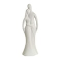 thumbnail image 4 of Couple Statue Minimalist Abstract Figurine Art Ornament Creative Sculpture Lover for Home Wedding Living Room Shelf Desktop C, 4 of 8