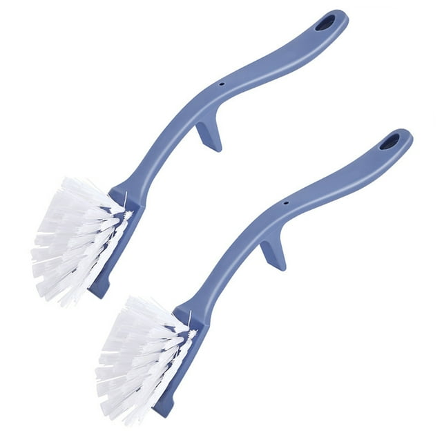 xaoyunyn 2PC Multifunctional Kitchen Cleaning Brush Set with Ergonomic Handle and Scratch Resistant Bristles for Pots,Pans,Stovetops More Sustainable and Strong Decontamination