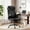 Black, variant on TMV Office Chair,Ergonomic Big and Tall Computer Desk Chairs,Executive PU Leather Chair with Adjustable Flip-up Armrests,Lumbar Support Swivel PC Chair with Rocking Function,Black