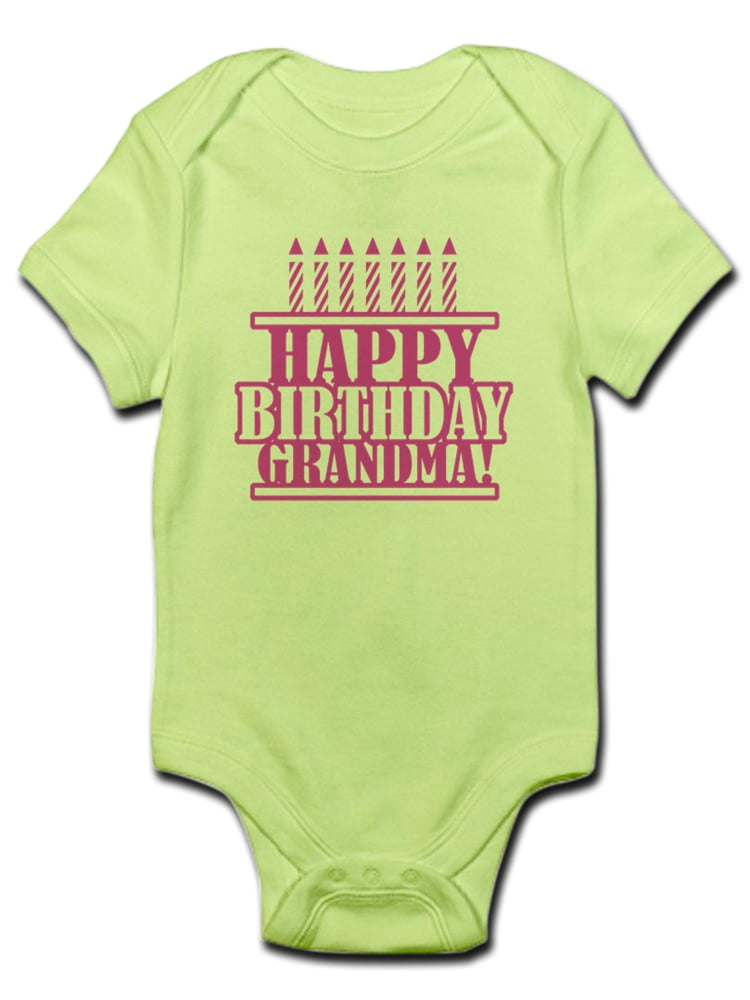 happy birthday grandma onesie