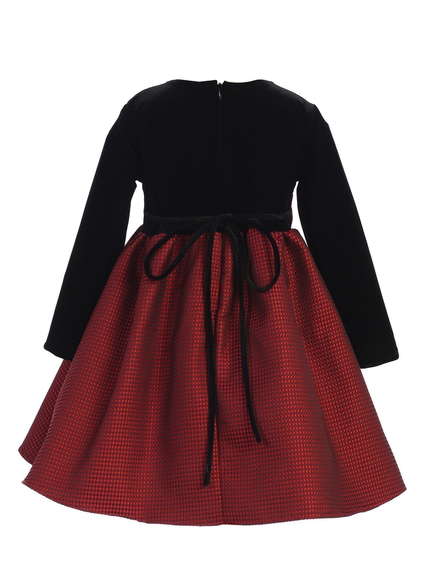 black christmas dress with sleeves