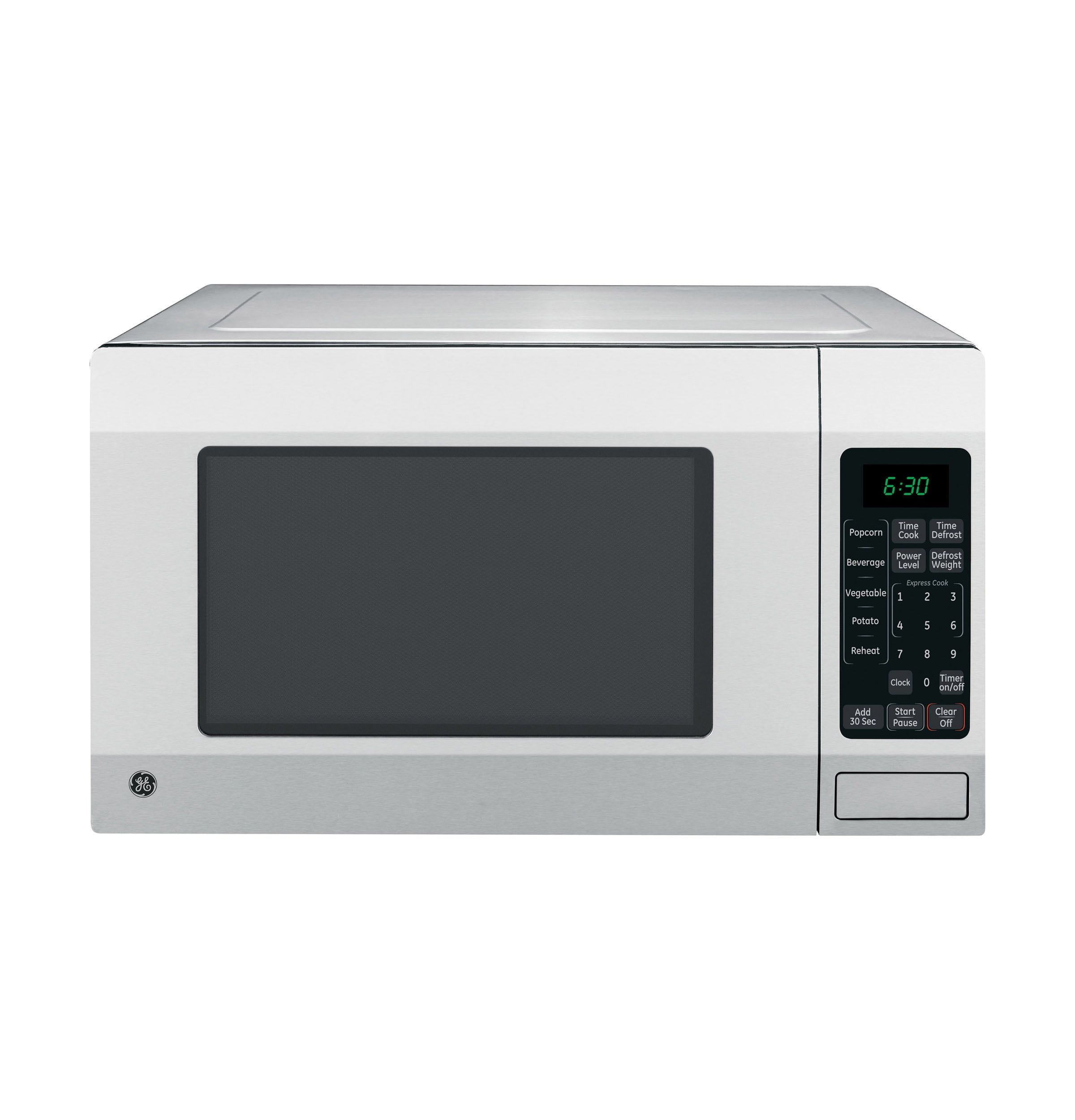 Ge 1 6 Cu Ft Countertop Microwave Oven Stainless 1150 Watts