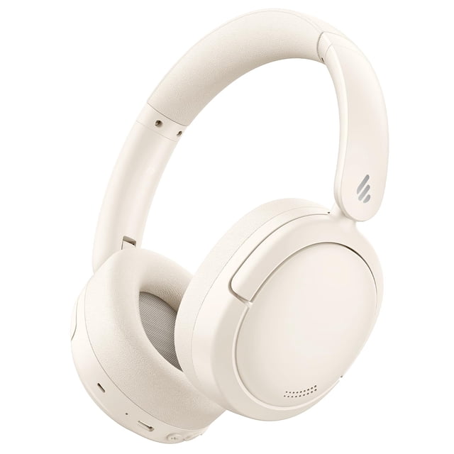 Auriculares Edifier V80 Hybrid con cancelación activa de ruido, color marfil