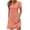 Pink, variant on Kukoosong Dresses for Women Casual Summer Crew Neck Short Sleeve Cocktail Dress with Leaf Sleeves and Hollow Neckline for Beach Vacation Party Wedding Guest Dresses