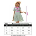 thumbnail image 5 of Yesfashion Women's Maternity Pleated Short Sleeve Wrap V Neck Summer Midi Dress Casual Nursing Dress, 5 of 5