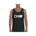 thumbnail image 1 of MmF - Men's Tank Top for Men, up to Men Size 3XL - Ohio Map, 1 of 5