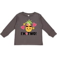 thumbnail image 3 of Inktastic 2nd Birthday Pineapple Girls Hawaiian Girls Long Sleeve Toddler T-Shirt, 3 of 5