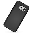 thumbnail image 3 of ANTI-SLIP BLACK TEXTURED GRIP SKIN HARD CASE COVER FOR SAMSUNG GALAXY S7 EDGE (with dedicated chrome buttons), 3 of 9