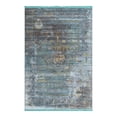 thumbnail image 3 of Unique Loom Baracoa Collection Area Rug - Castro (6' x 9' Rectangle Turquoise/Ivory), 3 of 7