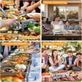 thumbnail image 5 of Eastvita 4-Pack 8 Qt Chafing Dish Set for Buffets/Including Chafers/Buffet Warmers, 5 of 5