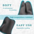 thumbnail image 4 of 2Pcs Cotton Pot Holders with Pocket, Dual-Function Hot Pad Set for Finger Hand Wrist Protection Heat Resistant, 8x8.5inch, 4 of 6