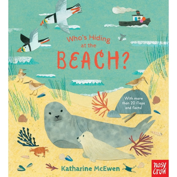 Who's Hiding Who's Hiding at the Beach?, (Board Book)