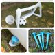 thumbnail image 4 of Portería de Fútbol Inflable Portátil | Portería Pequeña de Pvc con Red | 125 X 75 X 45 Cm | para Uso En Exteriores | Incluye Balón Inflable y Estacas para El Suelo | Blanca | Peso: 0,56 Kg | Ideal pa, 4 of 6