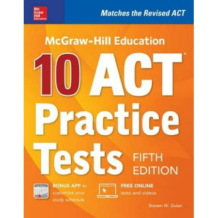 10 ACT Practice Tests, Fifth Edition, Pre-Owned (Paperback)