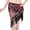 #068 Red, variant on Women Peacock Feather Pattern Sequin Tassel Skirt Glitter Sparkly Fringe Belly Dance Hip Scarf Skirts Metallic Rave Party Belts Costume, Green,Free Size