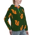 thumbnail image 6 of Kdxio Bold Squirrel Silhouettes Print Womens Oversized Hoodies Sweatshirts Hooded Pullover Tops Sweaters Casual-XX-Large, 6 of 7