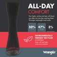 thumbnail image 5 of Wrangler Men's Cushion Crew Socks, Work Socks for Men, Black, 6 Pack, 5 of 8