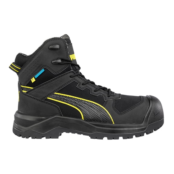 PUMA Safety Men's 6" Rock HD Mid Composite Toe Work Boot Black - 632705