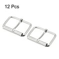thumbnail image 3 of Uxcell 40mm Metal Roller Buckles Iron Electroplated Silver Tone 12 Pack, 3 of 5