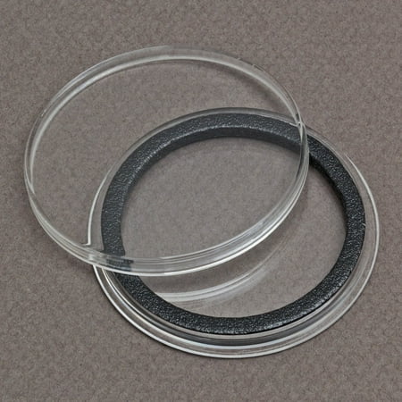 (10) Air-tite X44mm Black Ring Ring Coin Holder Capsules for 1.75