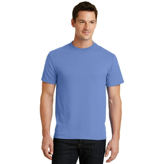 Port & Company 50/50 Cotton/Poly TShirt (PC55) Carolina Blue, S