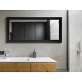 thumbnail image 2 of American Made Mat Noir Encadré Grand Miroir Penché 32 x 71 Po. BM002T, 2 of 5