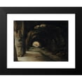 thumbnail image 2 of Georges Rouard 18x15 Black Modern Framed Museum Art Print Titled - The Ruins of the Former Court of Auditors, on the Site of the Current Orsay Museum. 7th Arrondissement. (1871-1897), 2 of 5