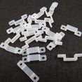 thumbnail image 5 of 50x LED Strip Mounting Clips 10mm Brackets Holders Plastic Silicone Screw Holes, 5 of 5