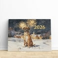 thumbnail image 3 of Boxer Happy New Year 2026 with Fireworks on New Year's Eve Horizontal Matte Canvas Poster Boxers Dog Lover Gifts Idea Wall Art Home Decor - 12022, 3 of 5