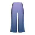 thumbnail image 6 of Frostluinai Two Piece Sets for Women Summer Fashion Gradient Sweatsuits Short Sleeve Shirts Baggy Wide Leg Capris Gifts Womens Lounge Sets, 6 of 9