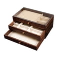 thumbnail image 4 of Joyero Bandeja para joyas Tocador Elegante Organizador de madera multiusos para Estilo C, 4 of 8