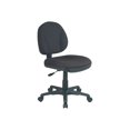 thumbnail image 1 of Office Star Chaise de Travail Sans Accoudoirs à Siège et Dossier Épais Rembourrés avec Soutien Lombaire Intégré, Noir, 1 of 2