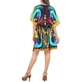 thumbnail image 3 of HAPPY BAY Women's Beachwear Plus Size Swimsuit Coverups for Women Summer Swim Beach Dress Cover ups for Swimwear Women Bathing Suit Cover-Up 3X-4X Peacock, Allover, 3 of 3