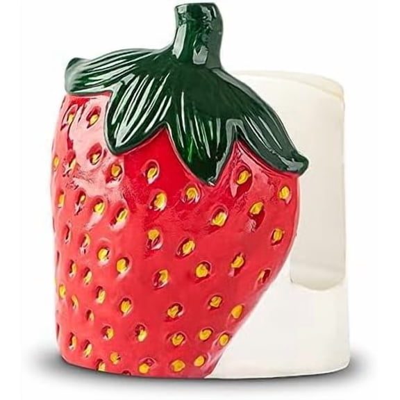 Strawberry Sponge Holder for Kitchen Sink Cute Sink Sponge Holder Red Sponge Sink Holder$$Home Decor, Kitchen, & Other