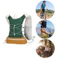 thumbnail image 4 of Hydration Backpack Large Capacity Ultralight Storage Knapsack Breathable Mountaineering Vest Bag Camping Sports Backpack (Retro Green), 4 of 13