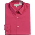 thumbnail image 3 of Boy's Regular Fit Long Sleeve Standard Cuff Pocket Uniform Casual Dress Shirt, 3 of 3