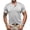 Light Gray_004, variant on Domuza Mens Casual Short Sleeve Henley Shirts Fashion Button Gym Workout Athletic Tees Army Green L
