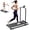 Black, variant on Treadmill with Handles, Small Treadmills Home, Portable Electric Treadmills for Home 300 lbs Capacity,Walking Pad Treadmill,Lightweight Folding Foldable Walking Pad with LED Display, Silver
