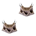 thumbnail image 2 of Greeniant Hamaca y acogedora, cama tipo jaula para animales pequeños, fácil de limpiar, hamaca, cobaya, jaula, manta para mascotas, taza rosa taza rosa 2Conjunto, 2 of 6