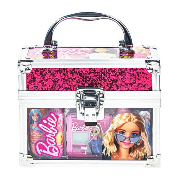 Barbie Mini Train Case Lip Gloss Set by Townley Girl