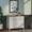 White, variant on Pine Wood Sideboard & Buffet: 43.89" Wide with 2 Doors and 1 Drawer - From the Tree Furniture