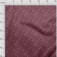thumbnail image 3 of oneOone Cotton Silk Dark Magenta Fabric Floral Sewing Fabric By The Yard Printed Diy Clothing Sewing Supplies 42 Inch Wide, 3 of 5