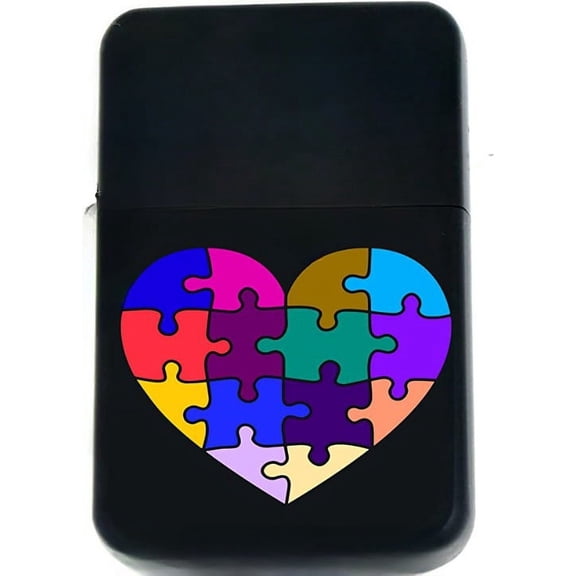 Gifts Infinity Matt Black Lighter with LGBTQ Rainbow Pride (PD-25)