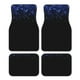 thumbnail image 1 of Fotbe Black Blue Glitter Sparkles Juego de 4 Tapetes para Auto con Estampado – Alfombrillas de Goma Reforzada, Diseño Antideslizante, Protección para Todo el Año – Vehículos, Autos, Camionetas y SUVs, 1 of 7