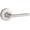 Satin Nickel, variant on Baldwin PSSQUCRR190 Square Passage Leverset - Black